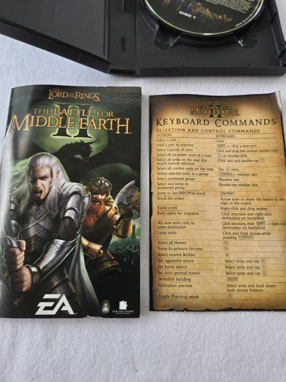The Lord of the Rings Battle for Middle-Earth II PC CD-ROM 6 Discs EA Games 2006